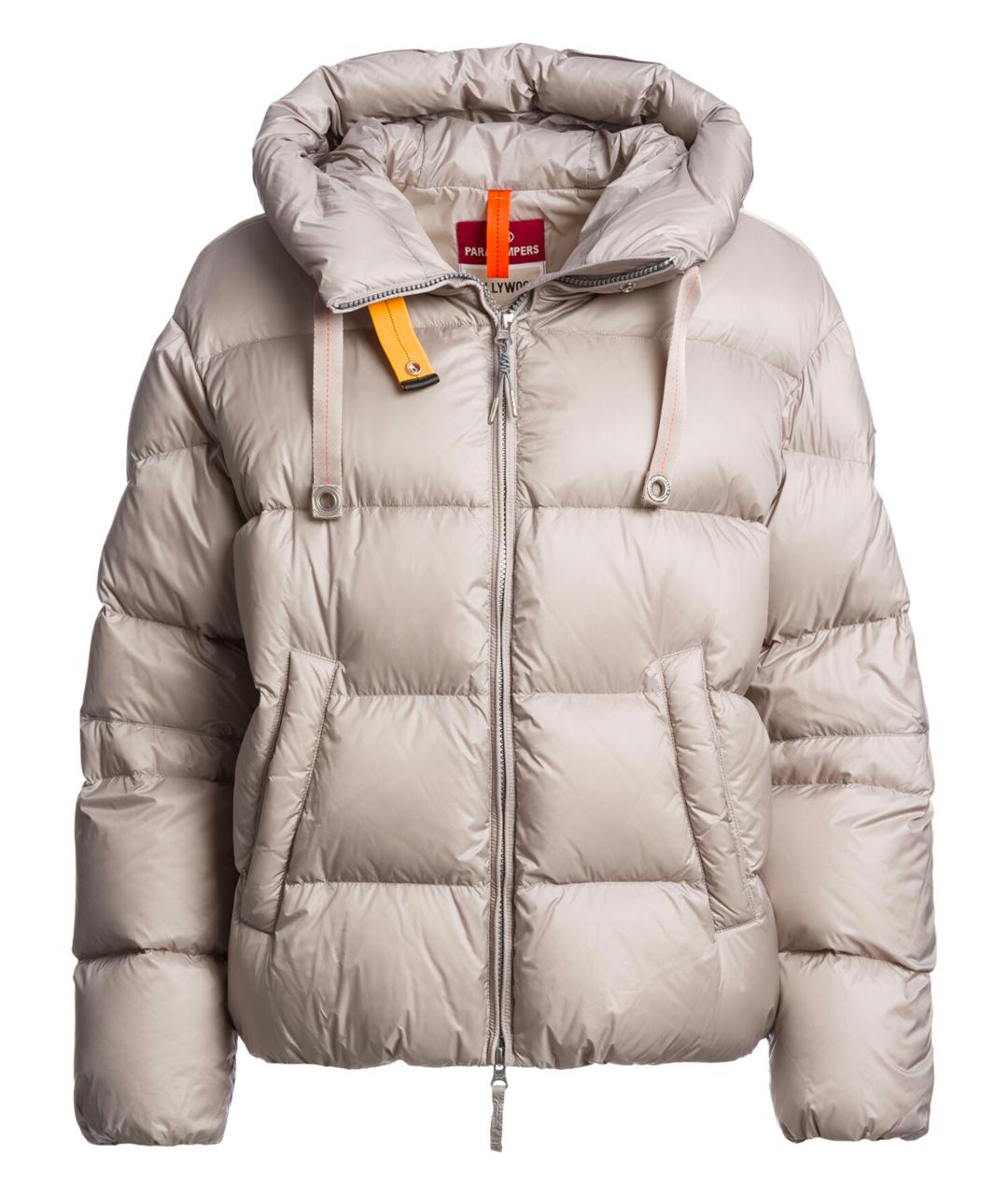 PARAJUMPERS Серое полиамидовое пальто, фото 1