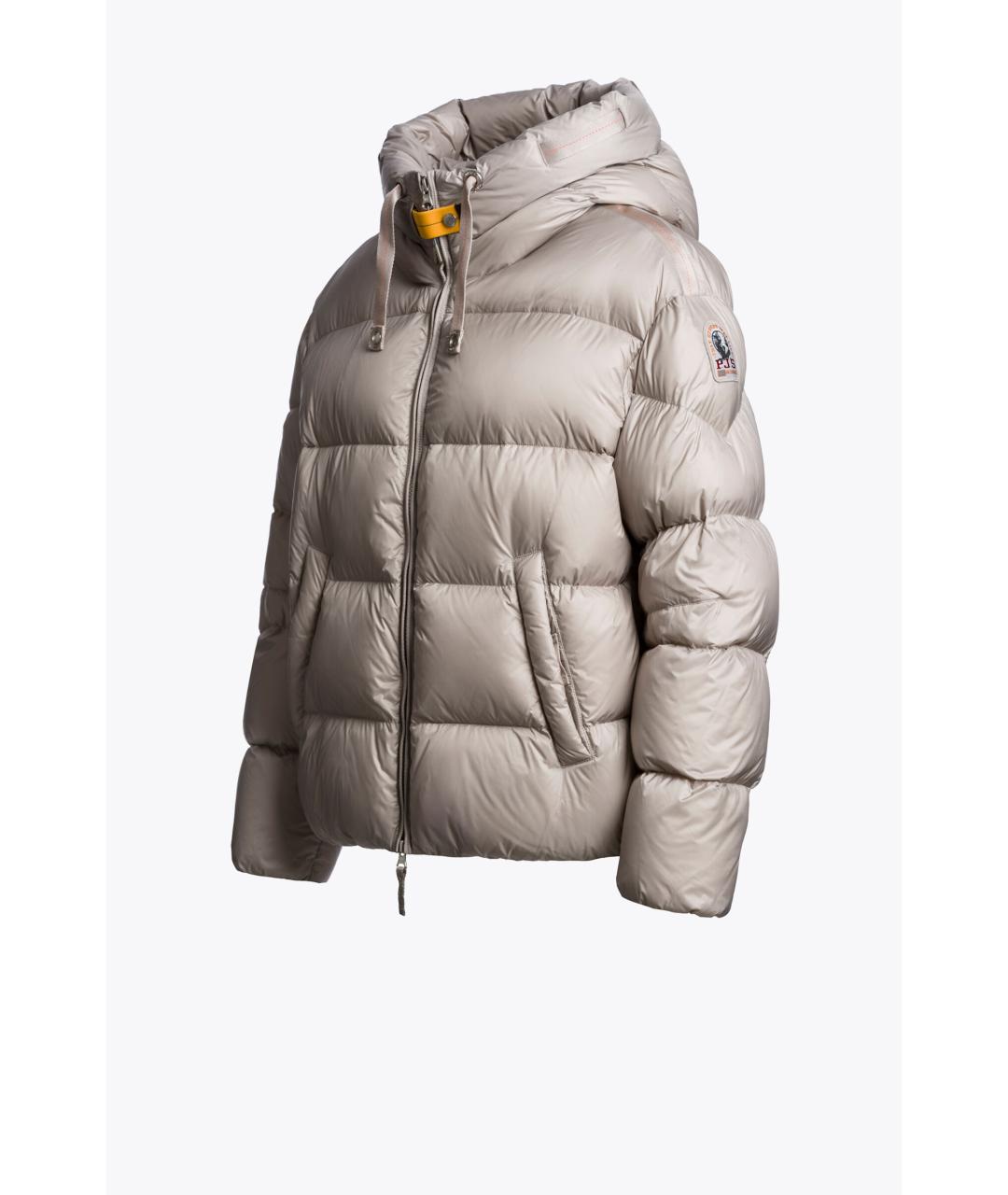 PARAJUMPERS Серое полиамидовое пальто, фото 6