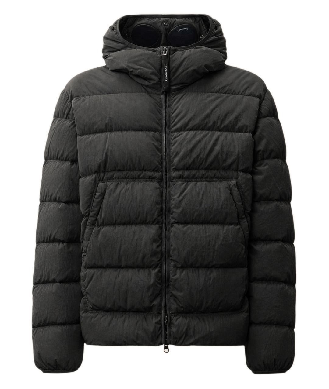 CP COMPANY Черный полиамидовый пуховик, фото 1