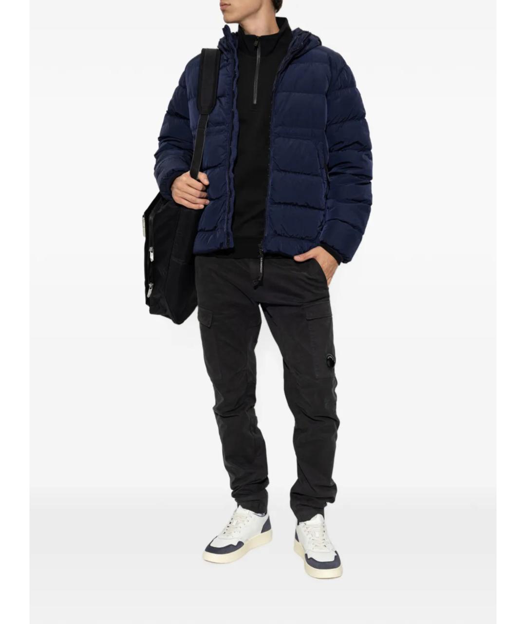 CP COMPANY Синяя полиамидовая куртка, фото 2