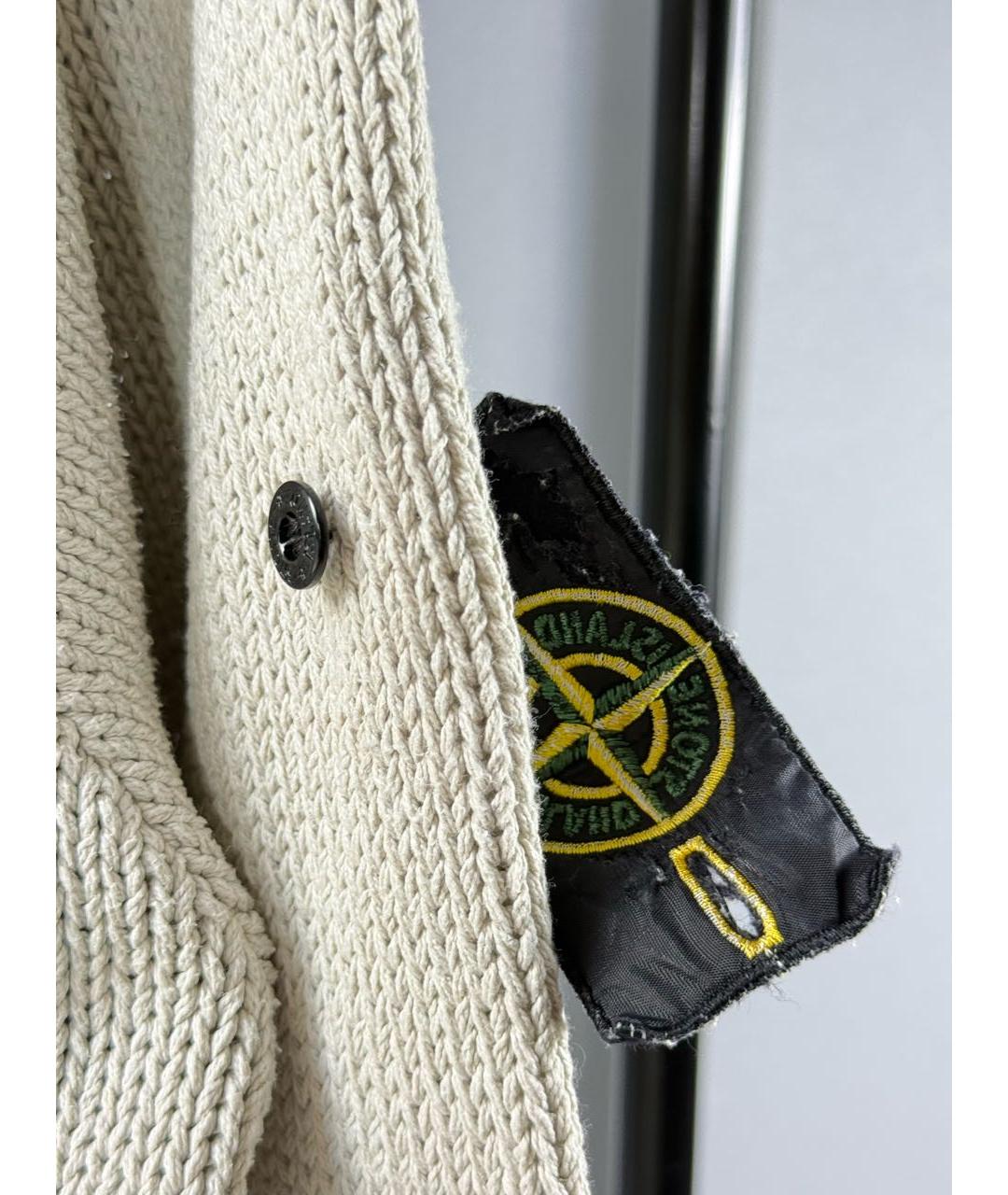 STONE ISLAND Серый хлопковый джемпер / свитер, фото 6