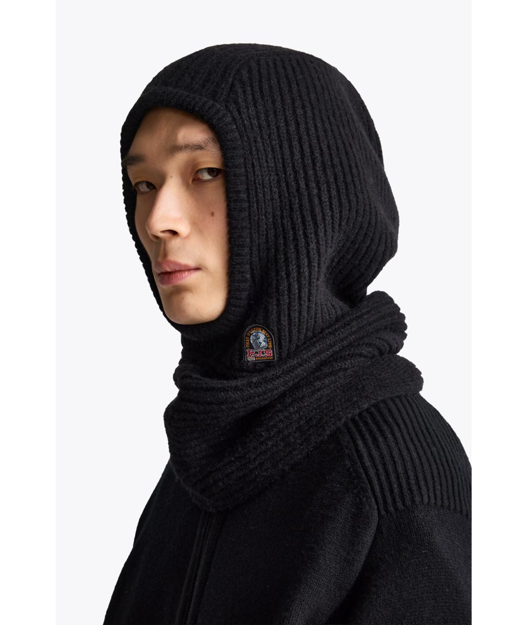 PARAJUMPERS Черная шерстяная шапка, фото 2