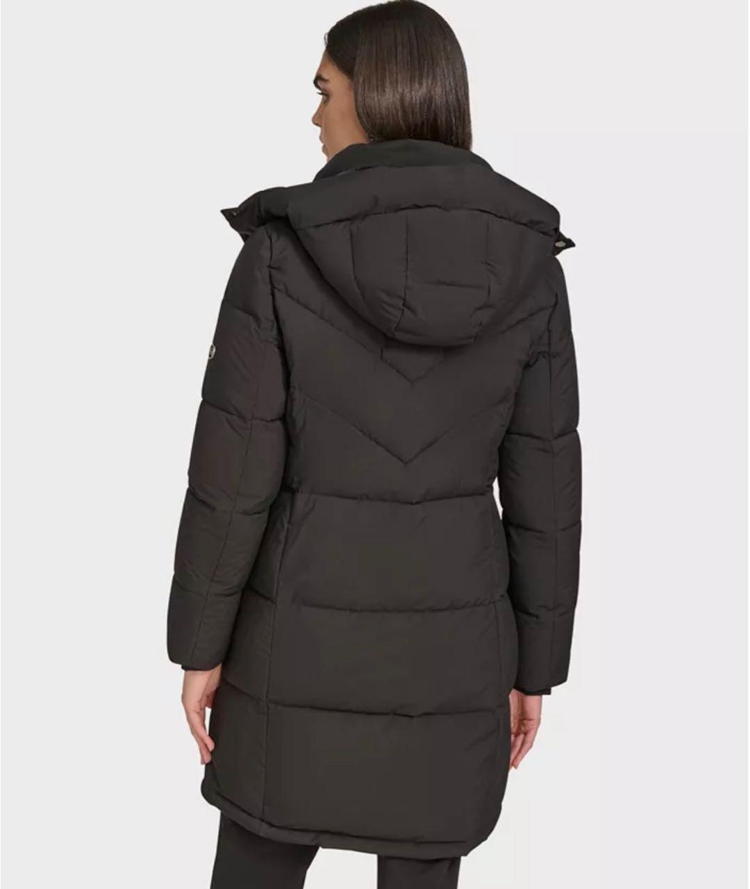 CALVIN KLEIN Черная нейлоновая куртка, фото 7