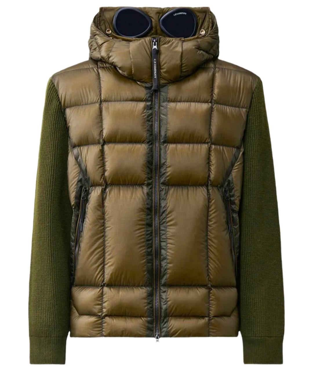 CP COMPANY Зеленый шерстяной кардиган, фото 1