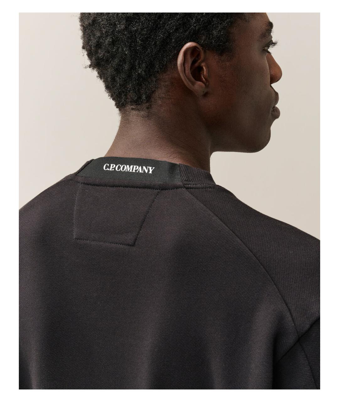 CP COMPANY Черный хлопковый джемпер / свитер, фото 5