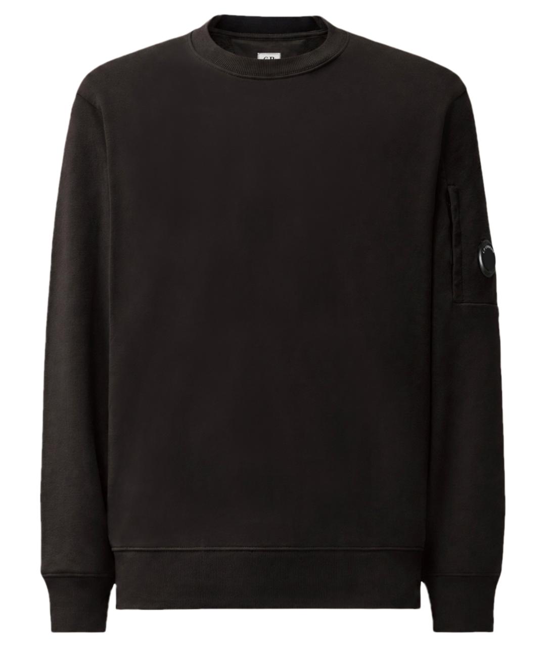 CP COMPANY Черный хлопковый джемпер / свитер, фото 1