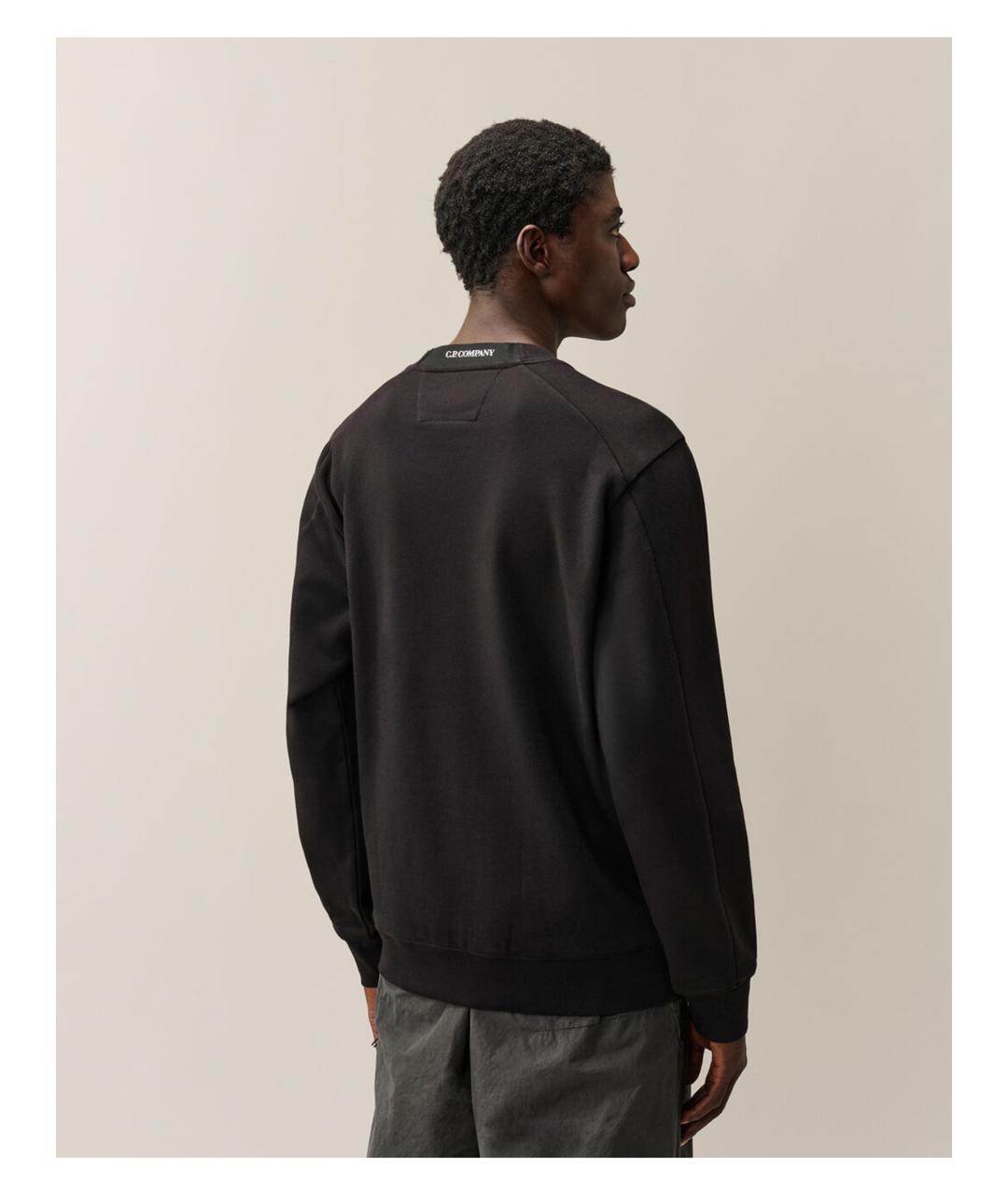 CP COMPANY Черный хлопковый джемпер / свитер, фото 3