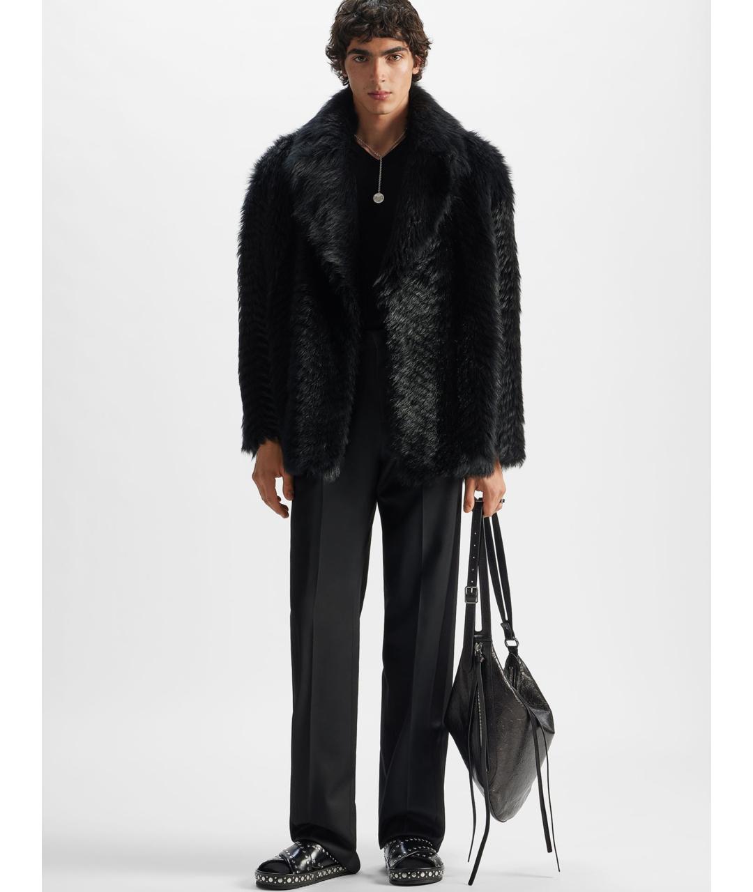 FENDI Черный шерстяной джемпер / свитер, фото 3