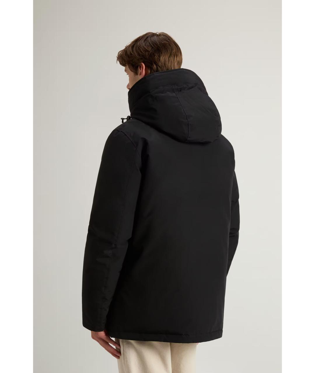 WOOLRICH Черная хлопковая куртка, фото 4