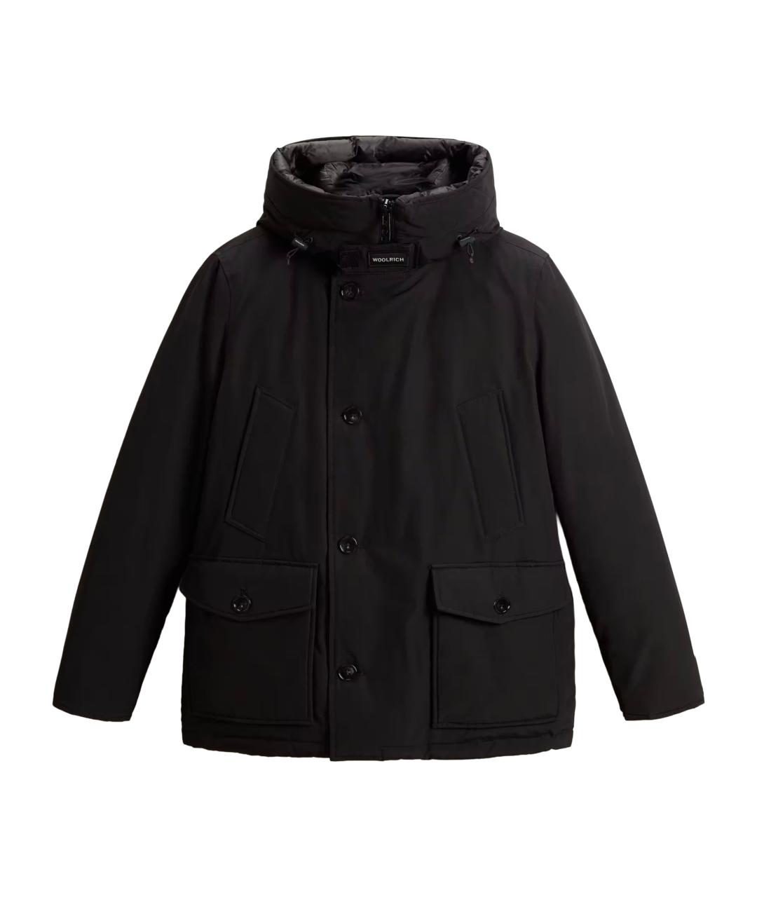 WOOLRICH Черная хлопковая куртка, фото 1