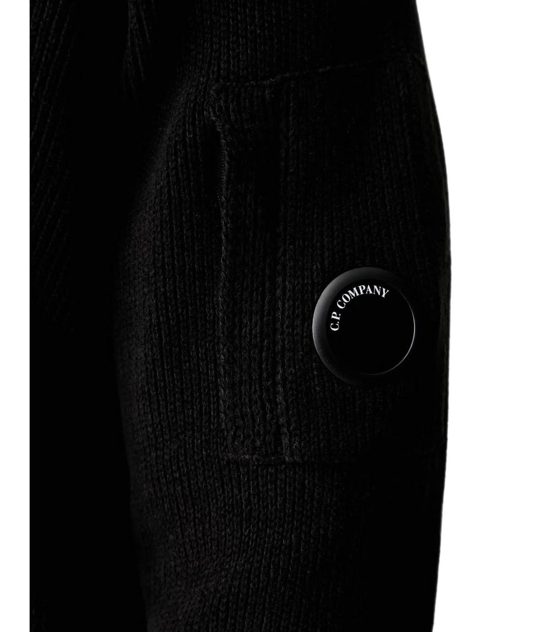 CP COMPANY Черный хлопковый джемпер / свитер, фото 5