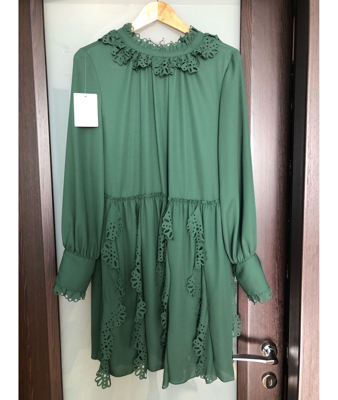 SEE BY CHLOE Зеленые полиэстеровое повседневное платье, фото 5