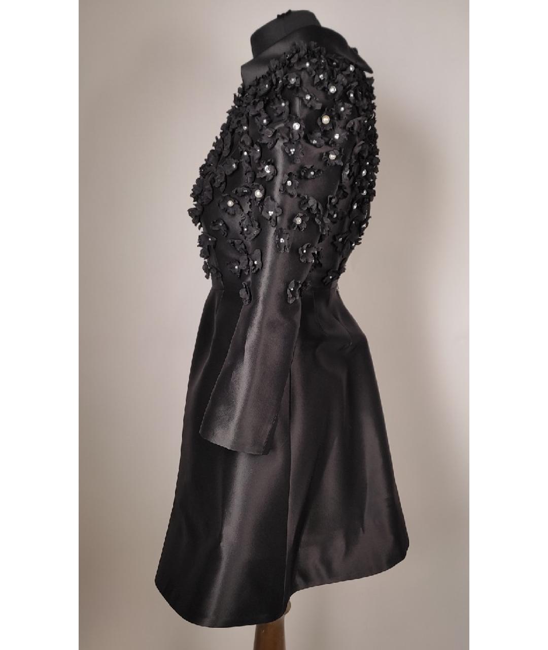 BOHEMIQUE Черное шелковое платье, фото 2