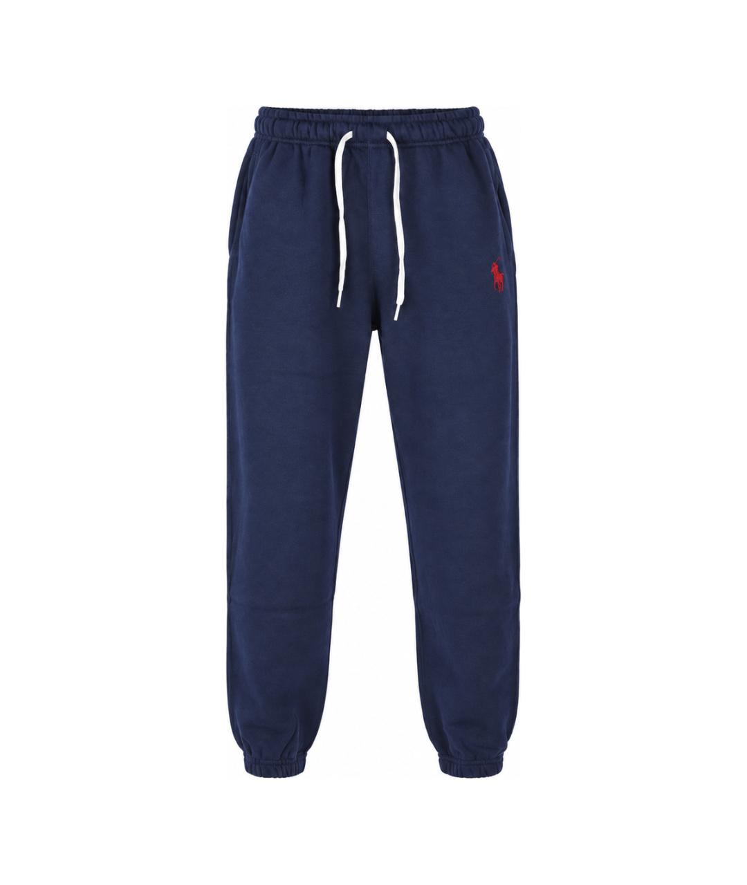 POLO RALPH LAUREN Темно-синие хлопковые спортивные брюки и шорты, фото 1