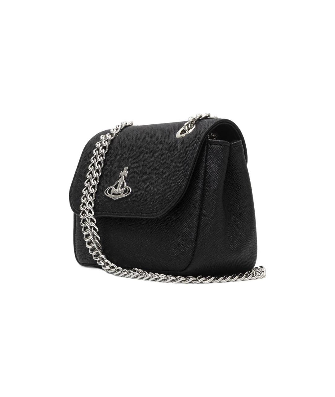 VIVIENNE WESTWOOD Черный кошелек из искусственной кожи, фото 2