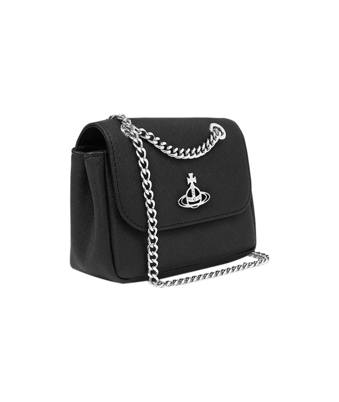VIVIENNE WESTWOOD Черный кошелек из искусственной кожи, фото 3