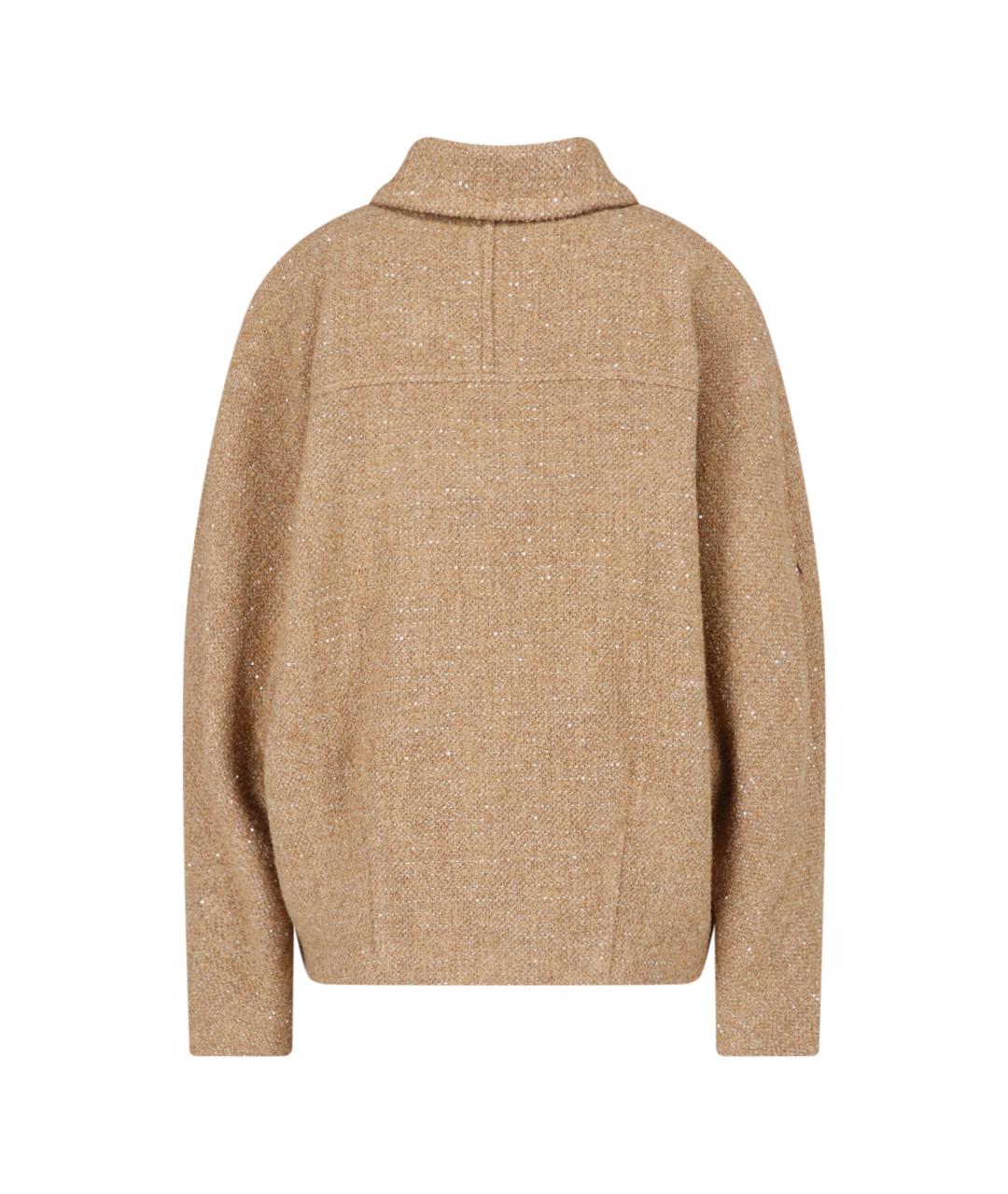 KITON Бежевая шерстяная куртка, фото 2