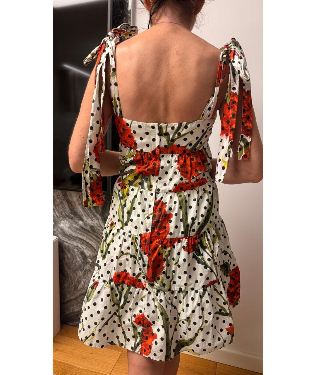 DOLCE&GABBANA Красный хлопковый сарафан, фото 3