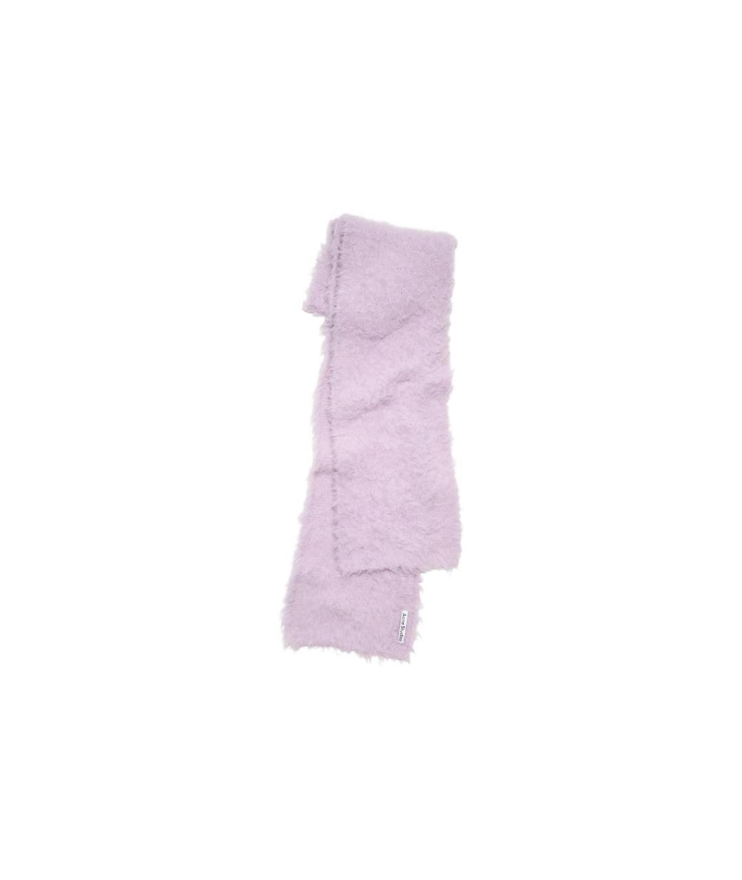 ACNE STUDIOS Фиолетовый шарф, фото 4