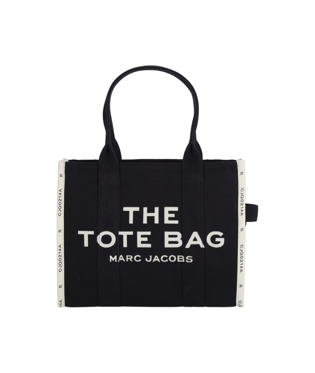 MARC JACOBS Черная сумка тоут из канвы, фото 1