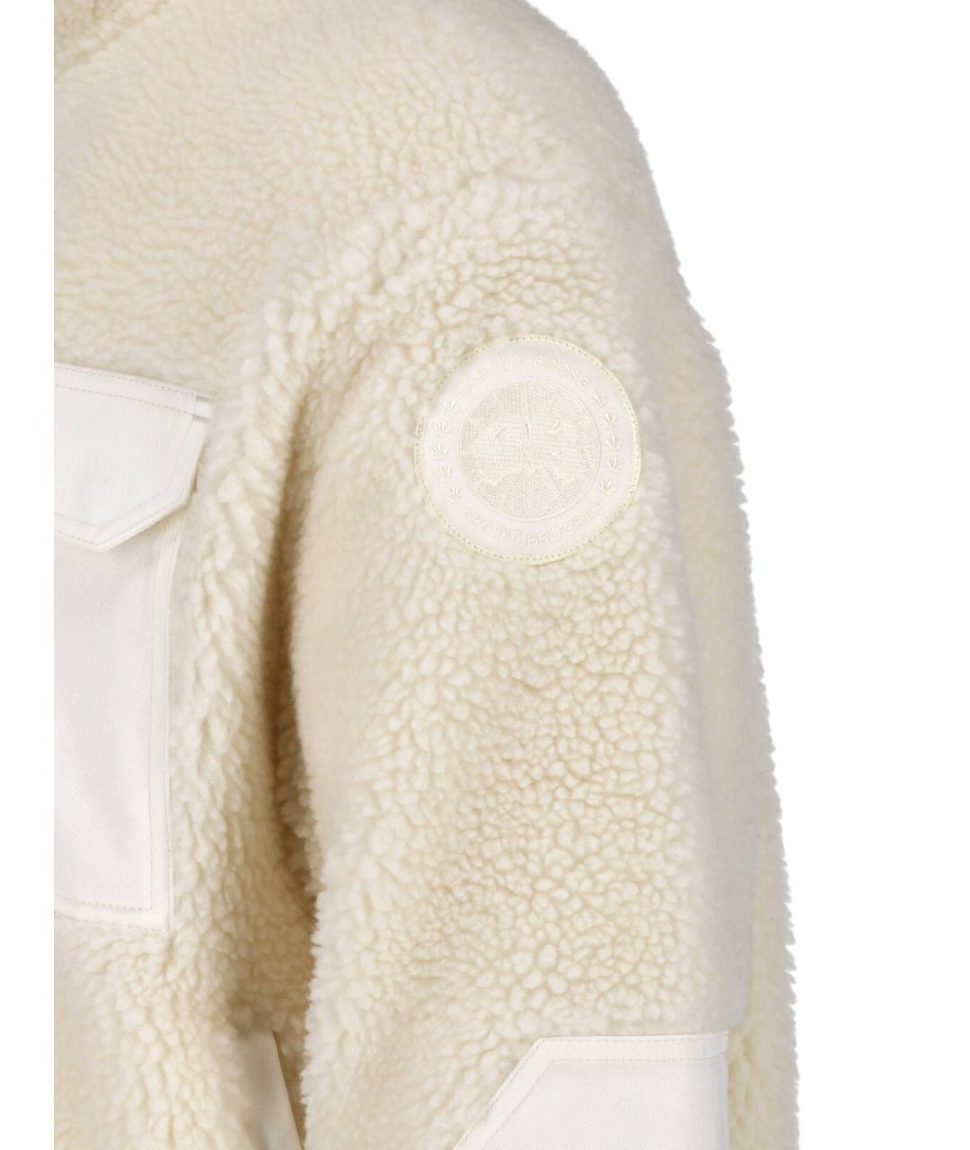 CANADA GOOSE Бежевая полиэстеровая куртка, фото 3