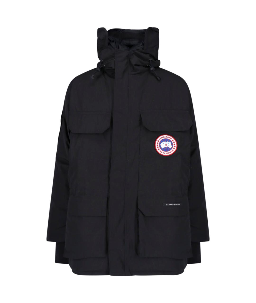 CANADA GOOSE Черная полиэстеровая куртка, фото 1