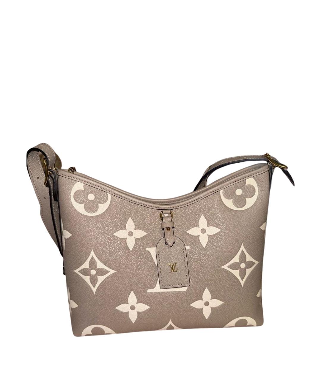 LOUIS VUITTON Бежевая сумка через плечо из канвы, фото 1