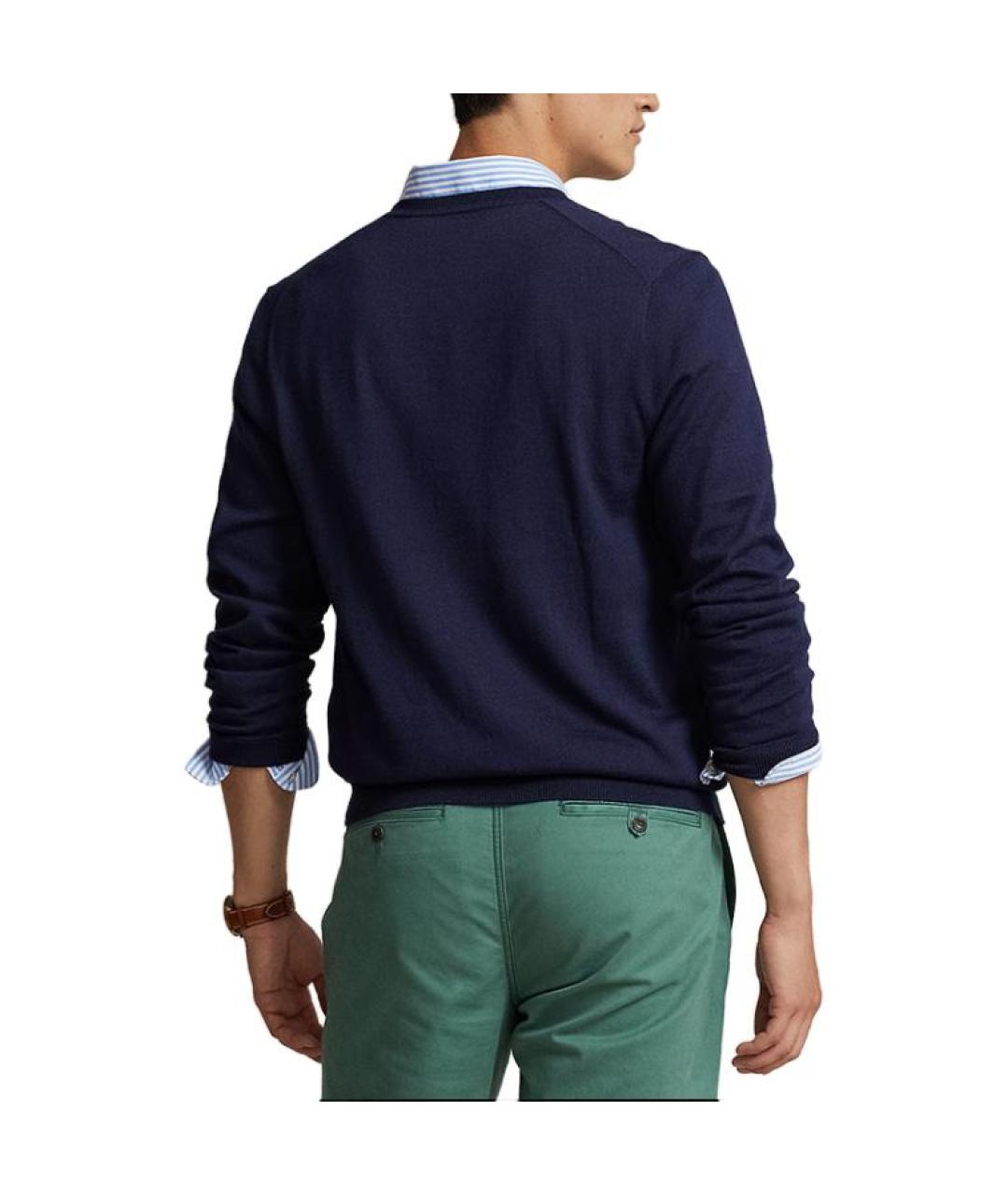 POLO RALPH LAUREN Темно-синий джемпер / свитер, фото 3