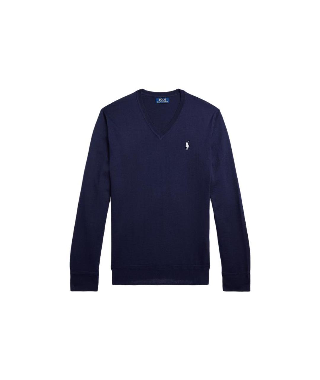 POLO RALPH LAUREN Темно-синий джемпер / свитер, фото 6