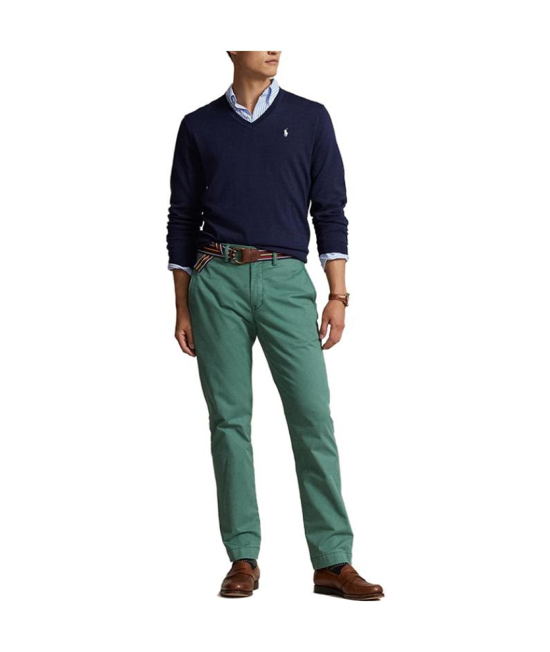 POLO RALPH LAUREN Темно-синий джемпер / свитер, фото 2
