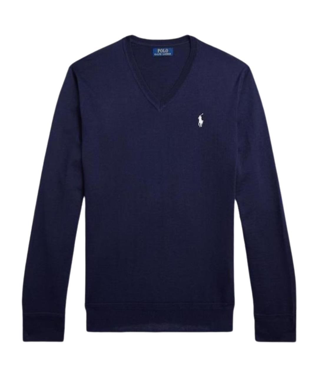POLO RALPH LAUREN Темно-синий джемпер / свитер, фото 1