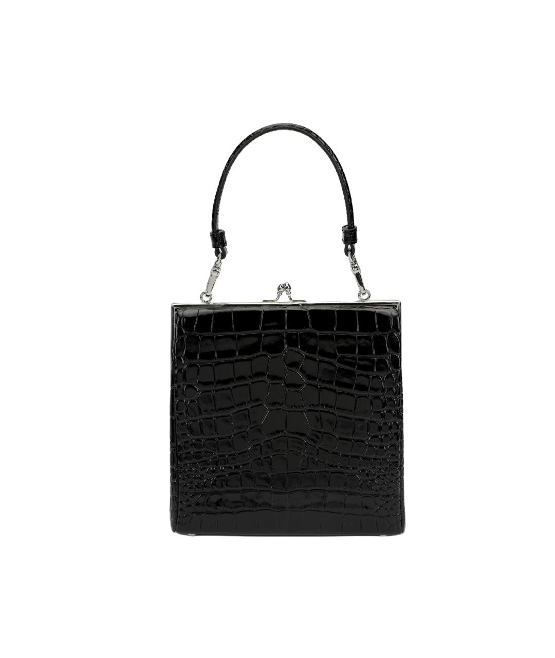 VIVIENNE WESTWOOD Черный кожаный кошелек, фото 5