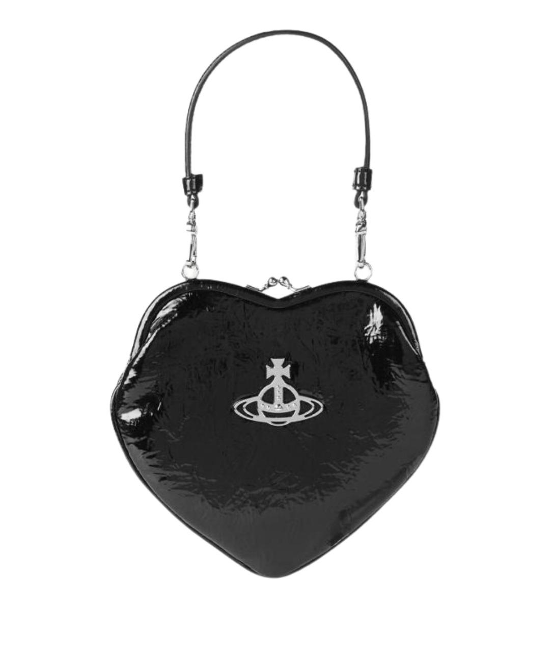 VIVIENNE WESTWOOD Черный полиуретановый кошелек, фото 2