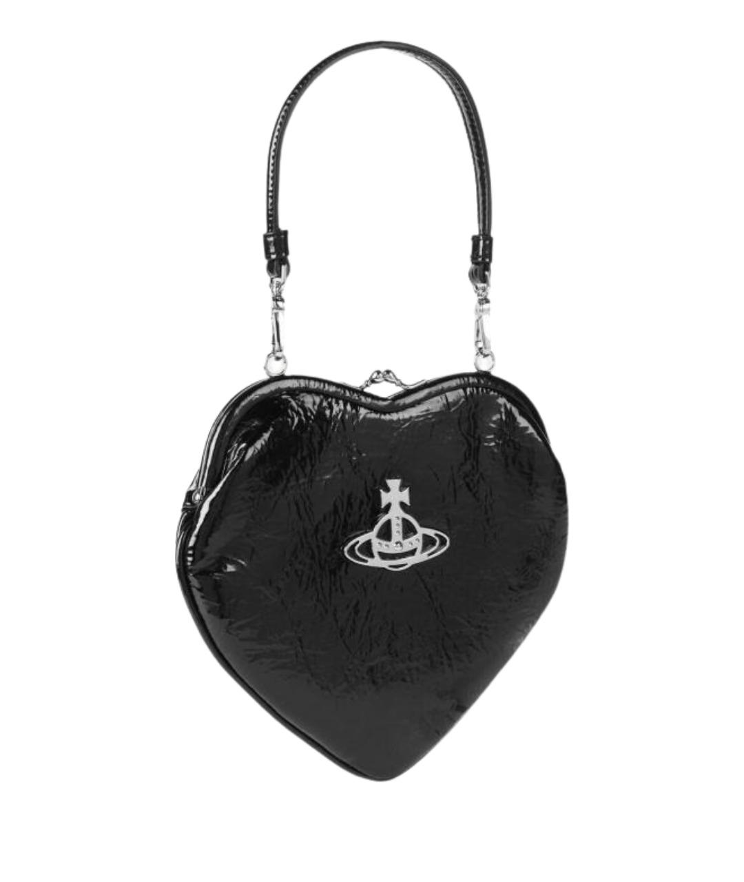 VIVIENNE WESTWOOD Черный полиуретановый кошелек, фото 1