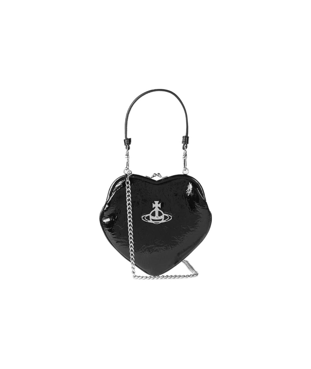 VIVIENNE WESTWOOD Черный полиуретановый кошелек, фото 3