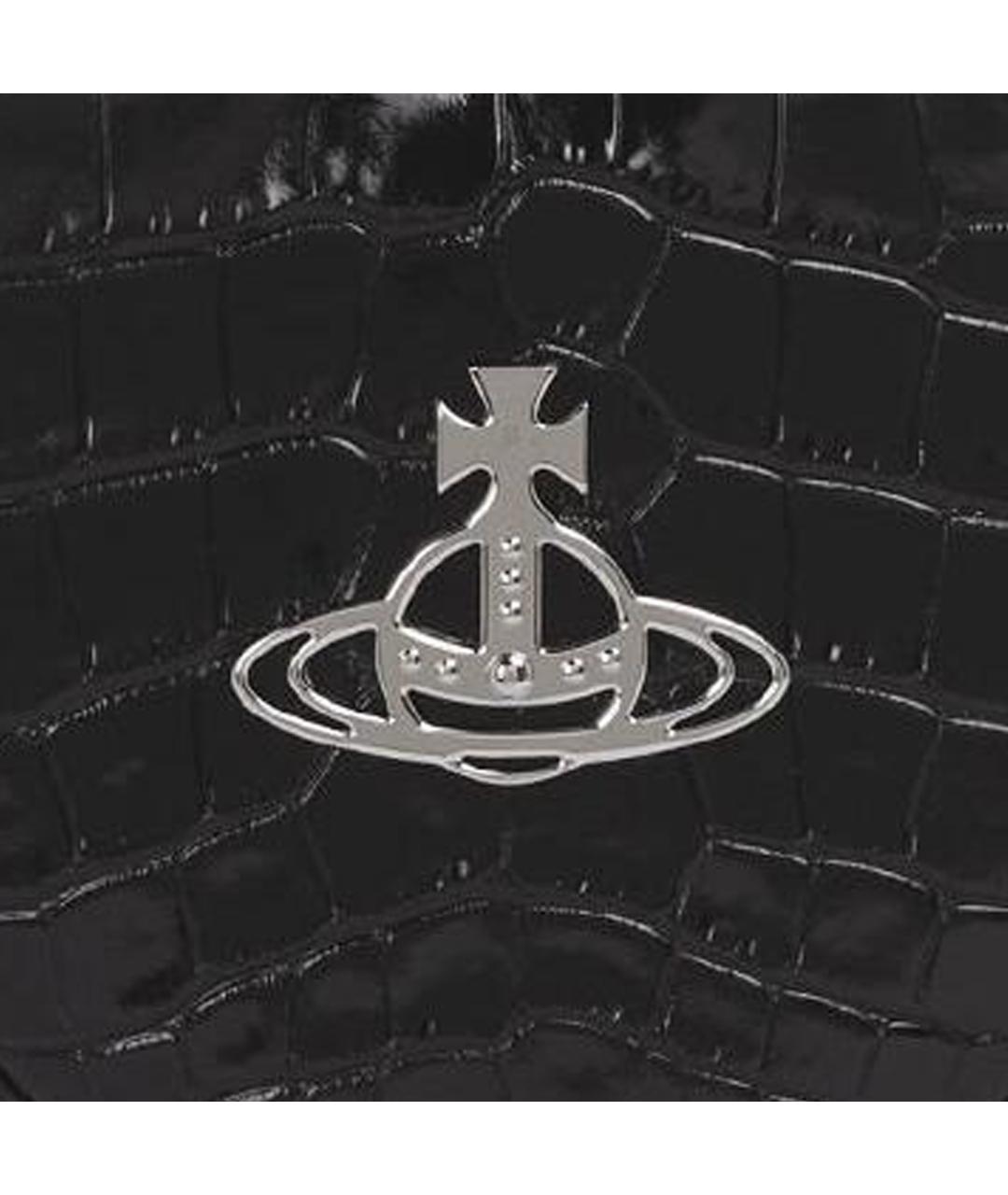 VIVIENNE WESTWOOD Черный кожаный рюкзак, фото 5