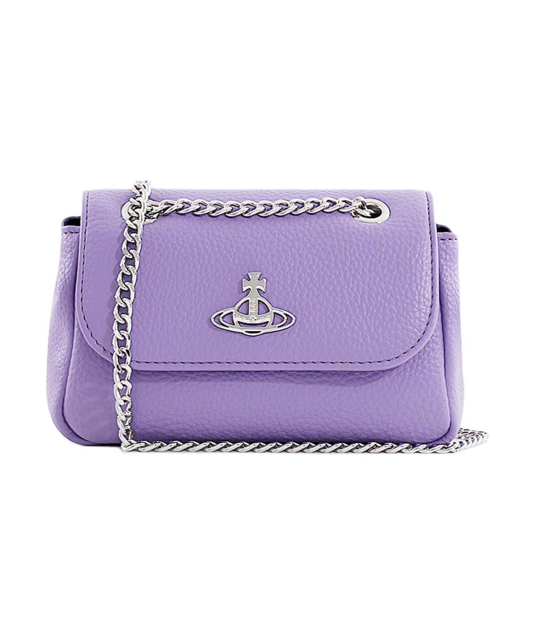 VIVIENNE WESTWOOD Фиолетовый полиуретановый кошелек, фото 1