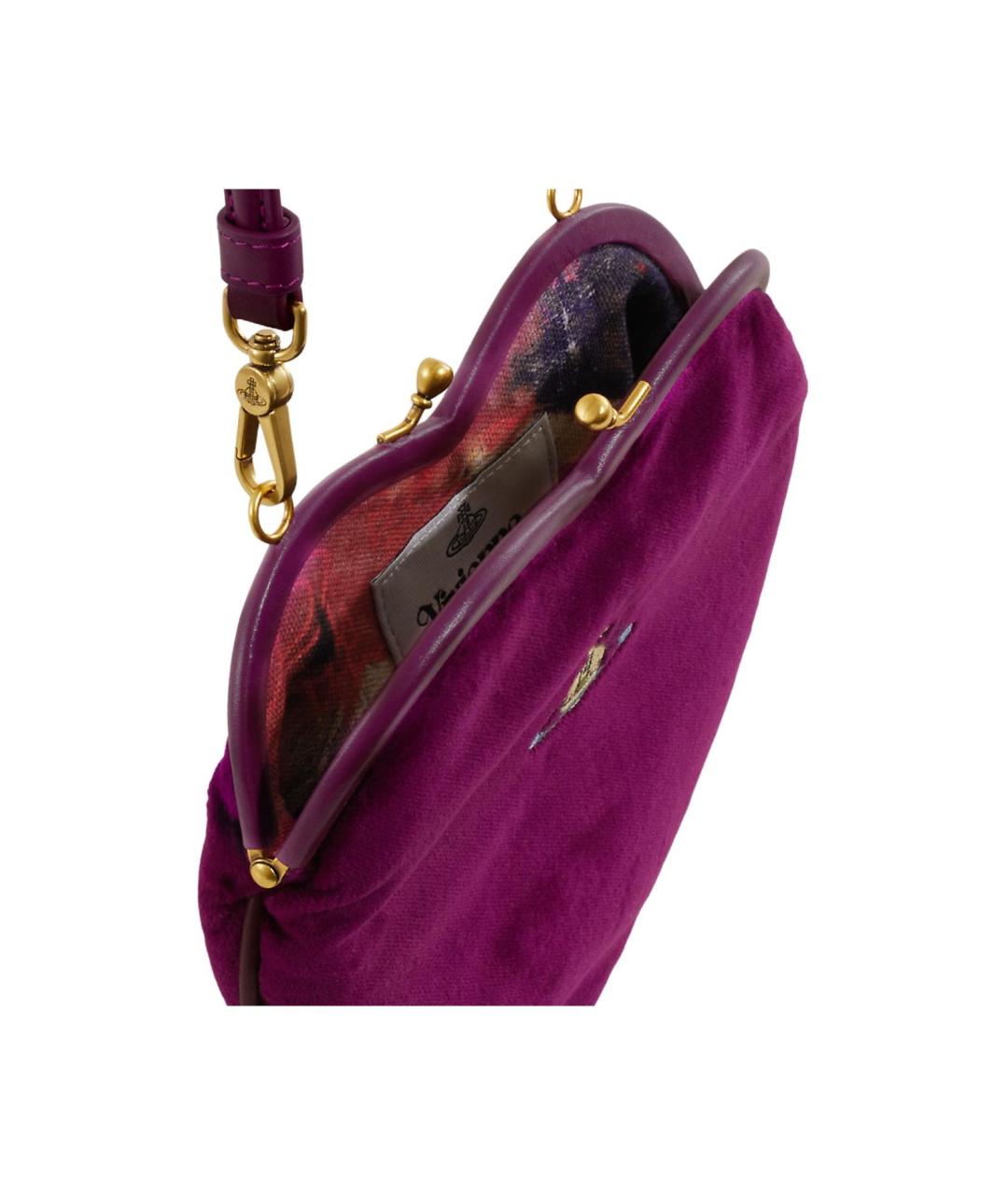 VIVIENNE WESTWOOD Фиолетовый кошелек, фото 4