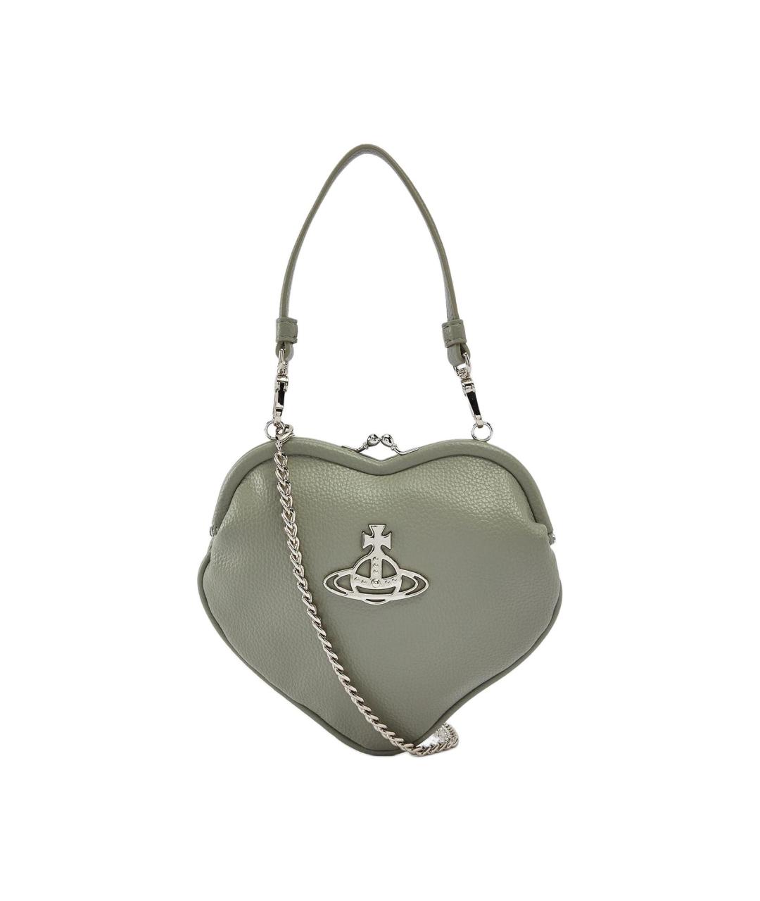 VIVIENNE WESTWOOD Зеленый полиуретановый кошелек, фото 1