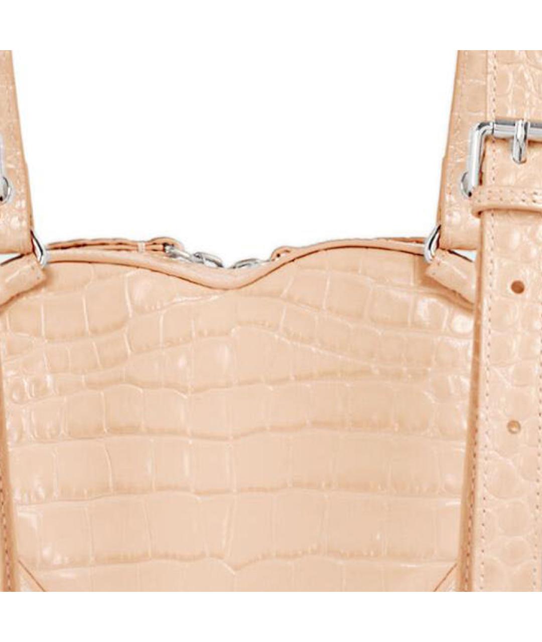 VIVIENNE WESTWOOD Розовый кожаный рюкзак, фото 4
