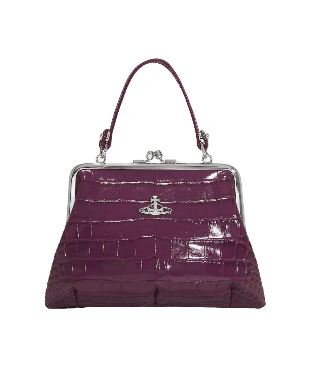 VIVIENNE WESTWOOD Фиолетовый кожаный кошелек, фото 1