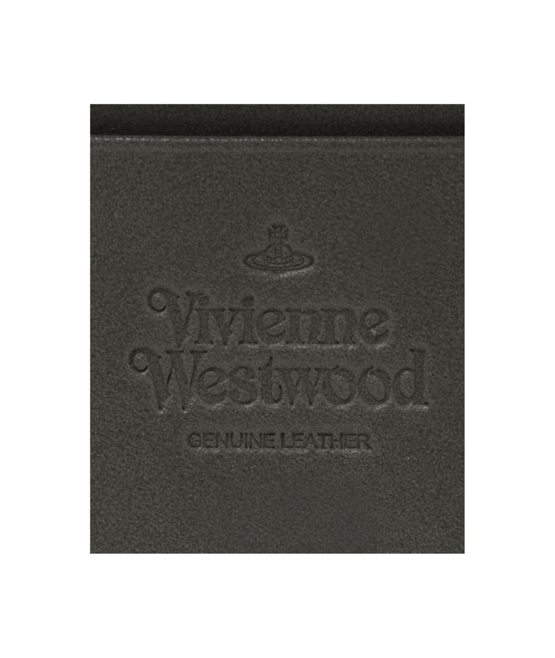 VIVIENNE WESTWOOD Красный кожаный кардхолдер, фото 5