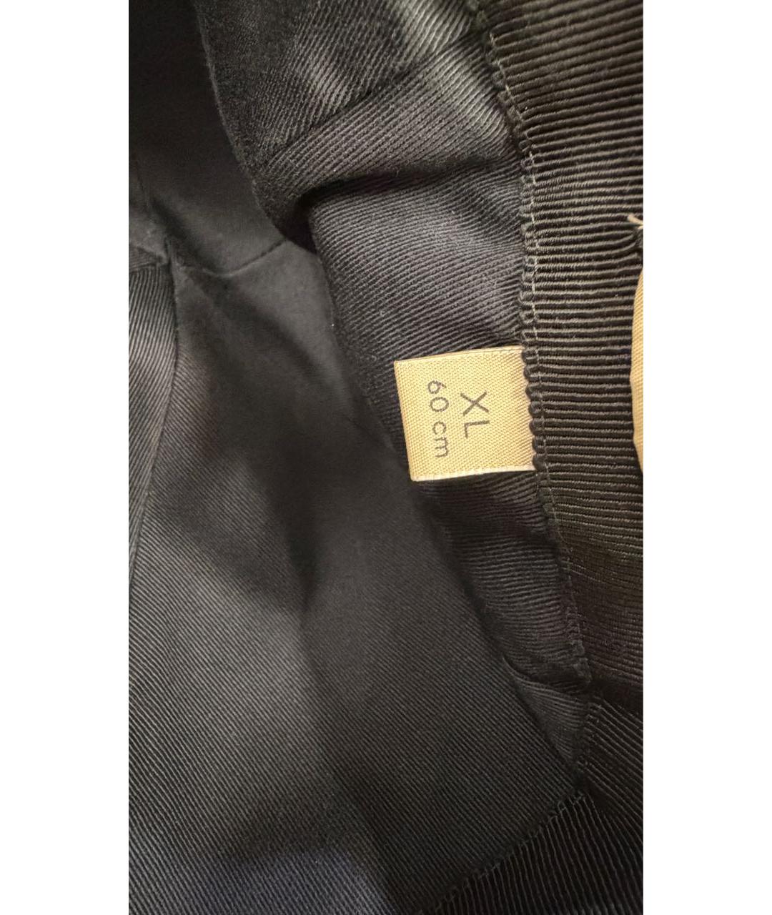 GUCCI Черная хлопковая кепка/бейсболка, фото 8