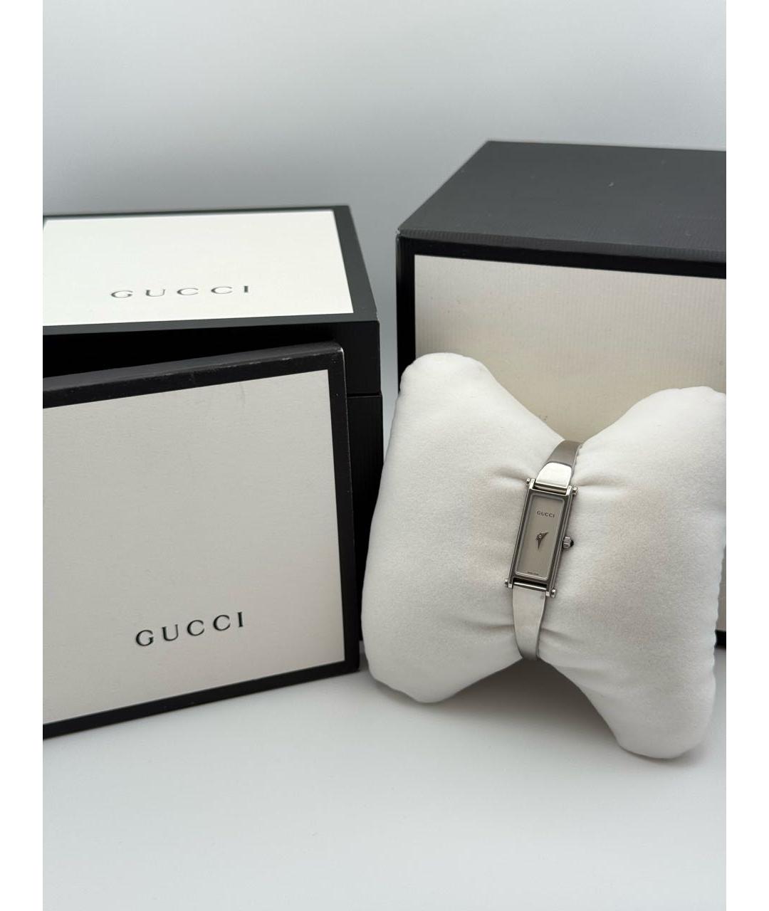 GUCCI Серебряные часы, фото 4