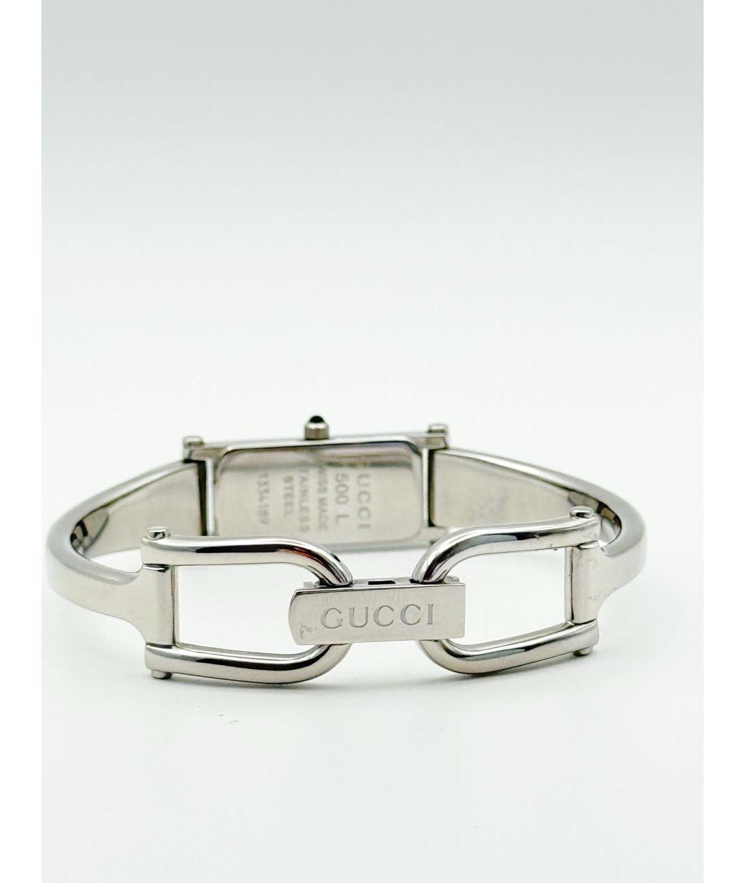 GUCCI Серебряные часы, фото 3