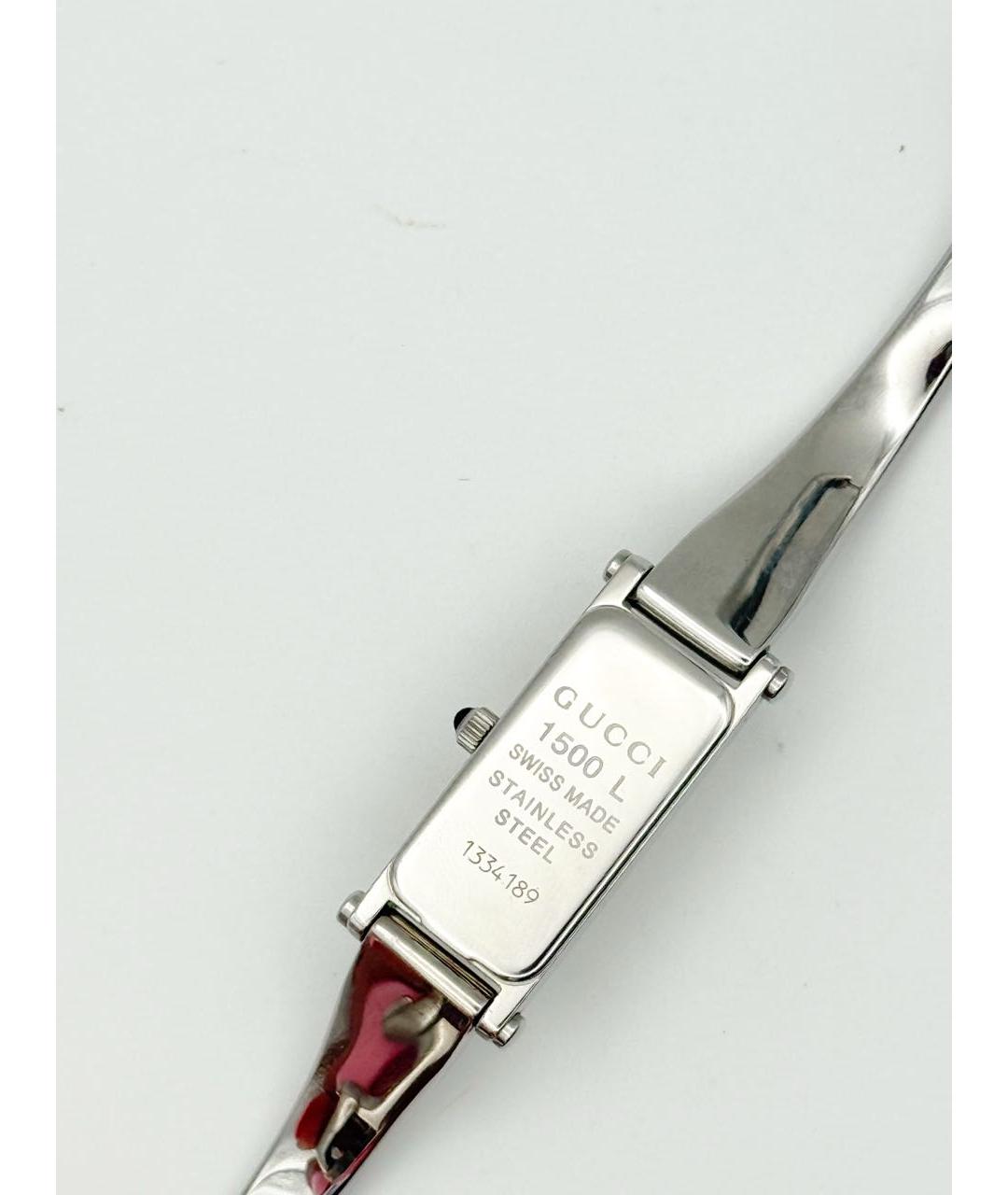 GUCCI Серебряные часы, фото 2