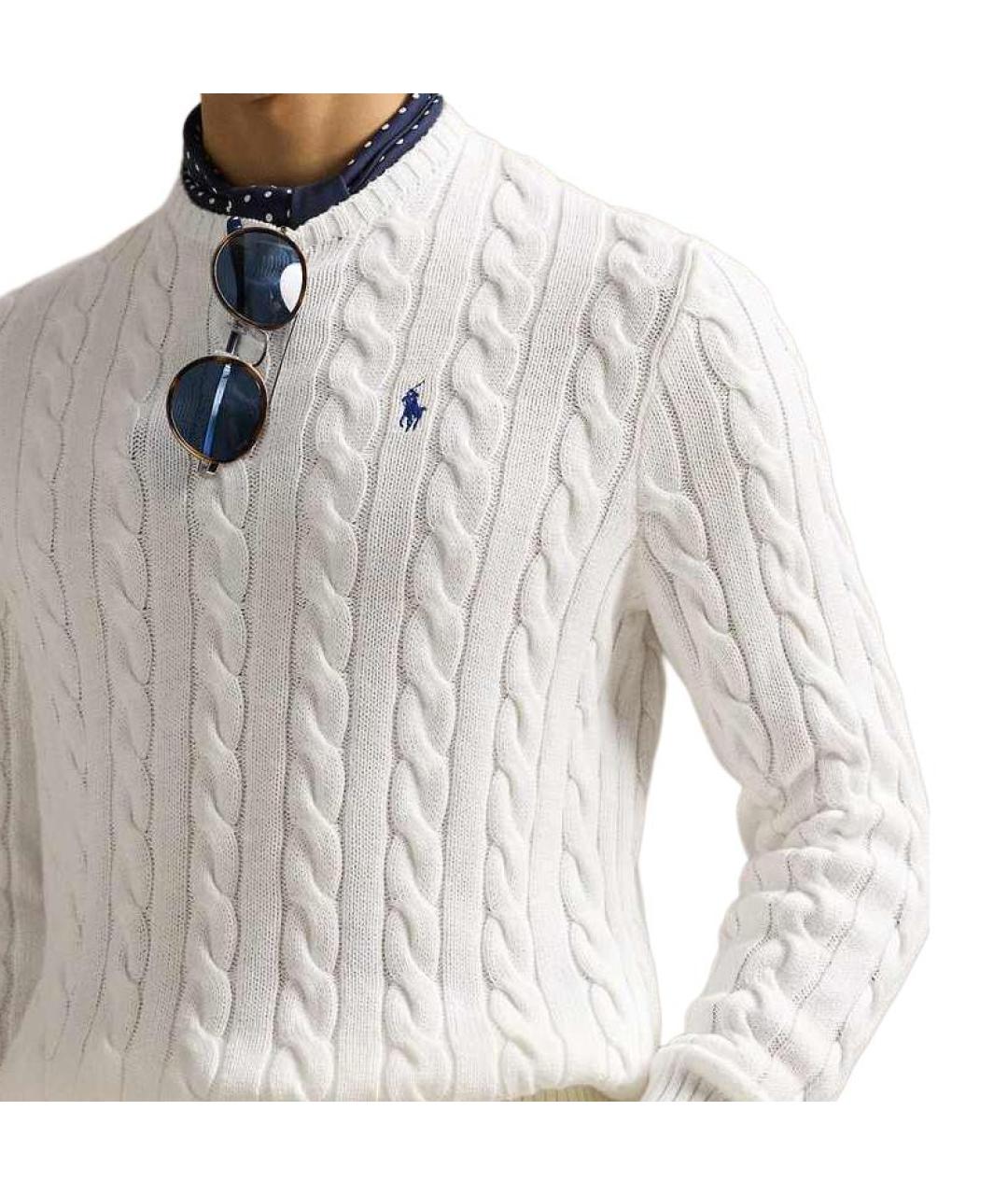 POLO RALPH LAUREN Белый джемпер / свитер, фото 2