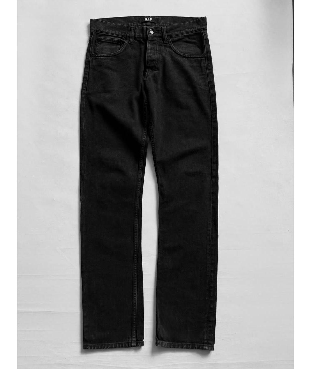 RAF SIMONS Черные прямые джинсы, фото 8