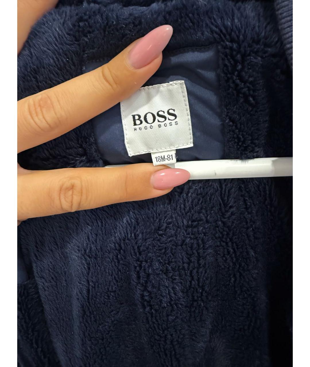 HUGO BOSS Темно-синий полиэстеровый комбинезон, фото 3