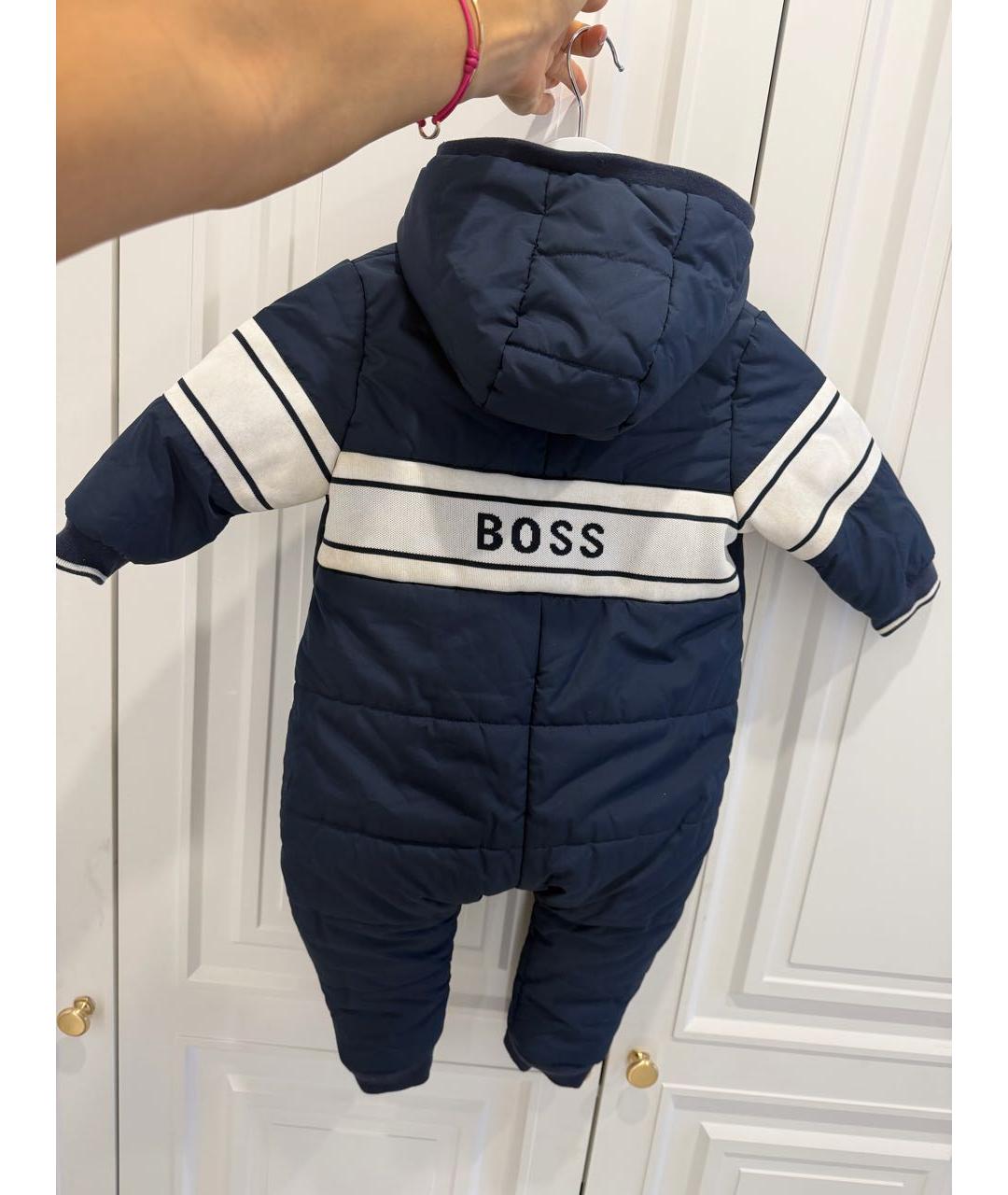 HUGO BOSS Темно-синий полиэстеровый комбинезон, фото 2